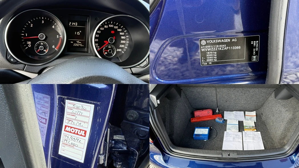 VW Golf 1.6TDI/105кс/5скорости/EURO 5/ВНОС ОТ ИТАЛИЯ/, снимка 10 - Автомобили и джипове - 53100112