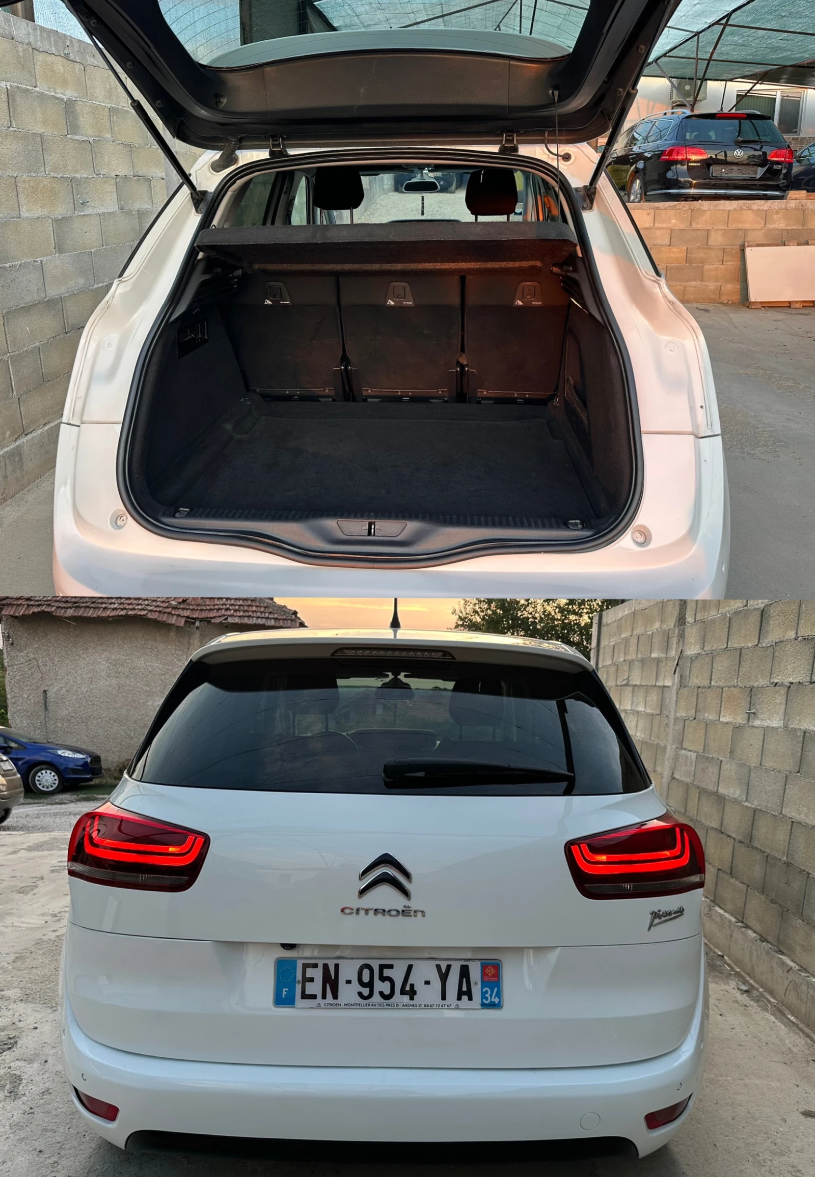 Citroen C4 Picasso 1.6 Blue-HDi Автоматик Реални километри, снимка 4 - Автомобили и джипове - 55710695