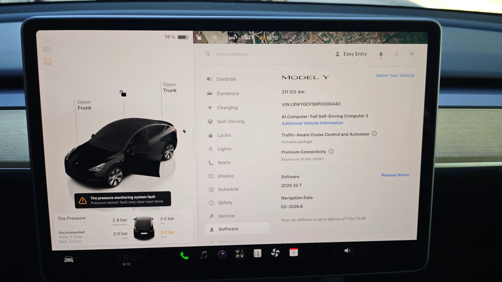 Tesla Model Y LFP, снимка 14 - Автомобили и джипове - 56228613