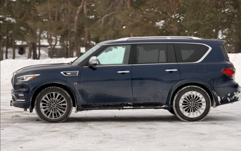 Infiniti QX80 LUXE* MULTIMEDIA* BOSE* PANO, снимка 3 - Автомобили и джипове - 53530728