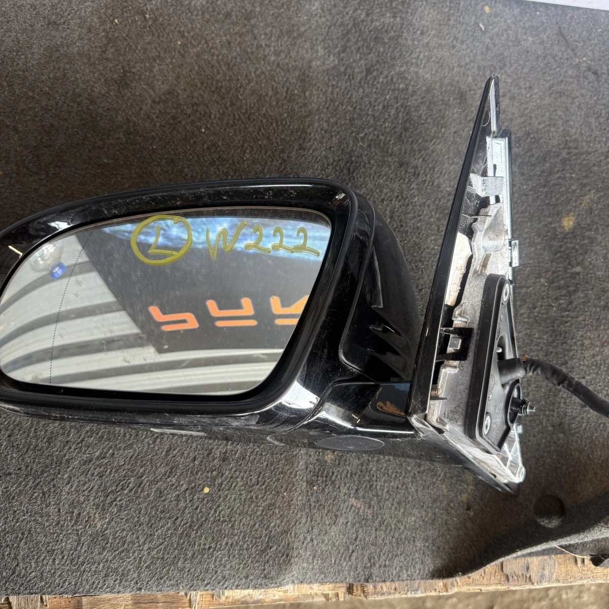 Ляво странично огледало Mercedes W222 Facelift 2019 Ел Черен A2228109100
