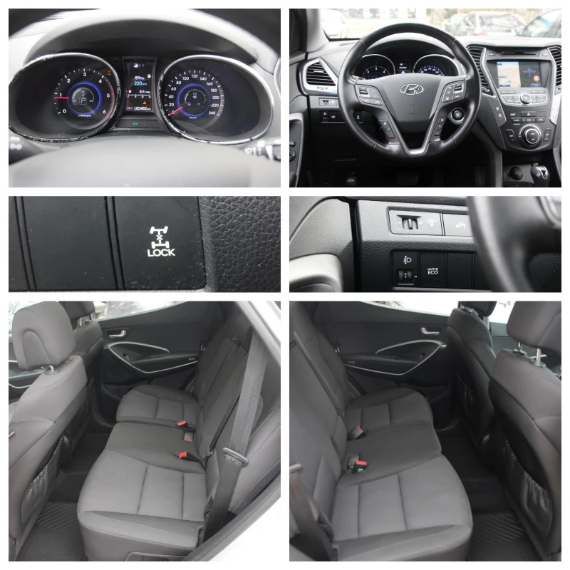 Hyundai Santa fe III  2.2D  4WD AUTOMATIC НОВ ВНОС  , снимка 13 - Автомобили и джипове - 47450423