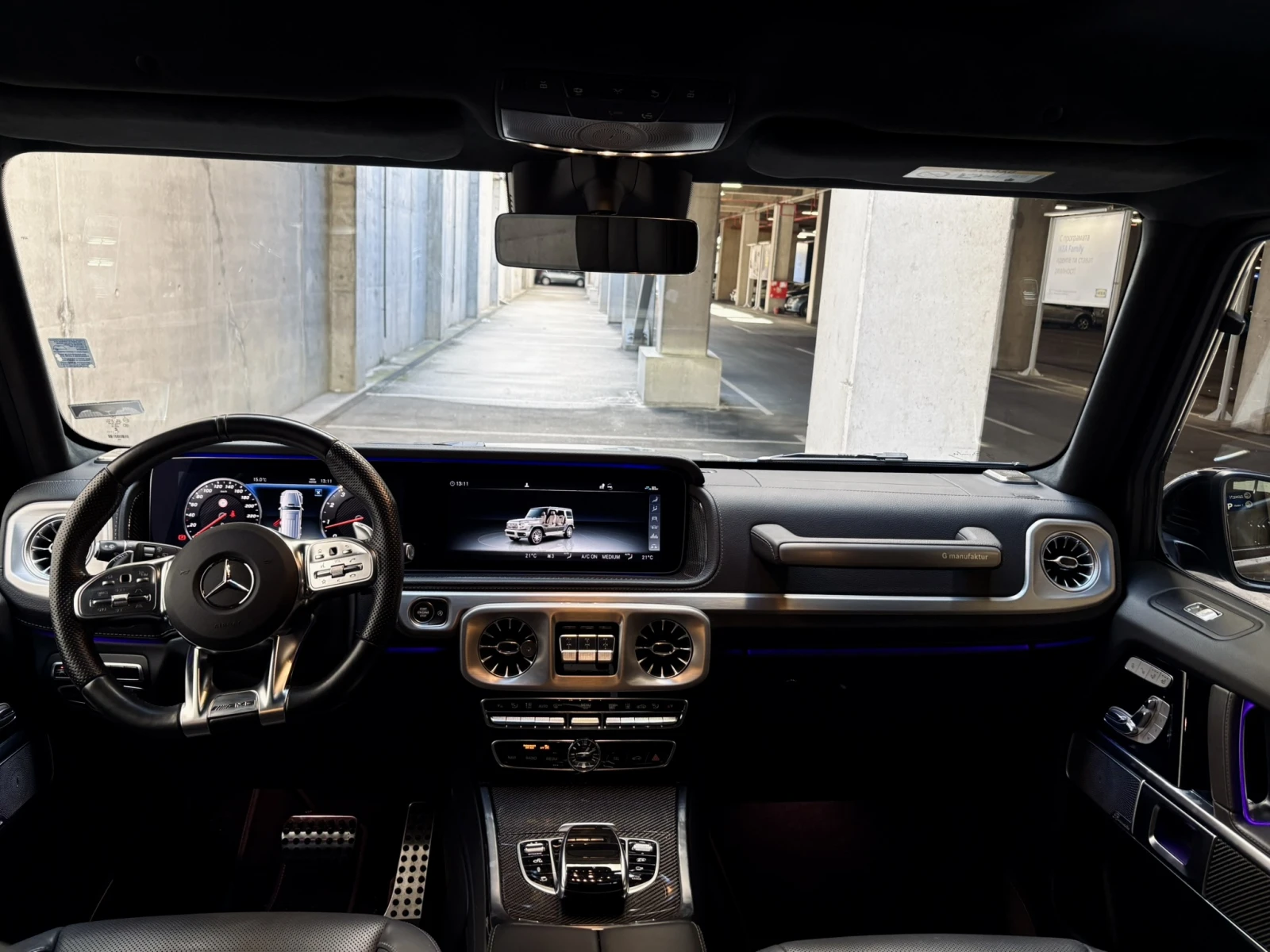 Mercedes-Benz G 63 AMG MANUFAKTUR Gray | Night Package | Burmester | Carb | Mobile.bg   8
