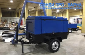 Компресори Atlas Copco Нов винтов компресор LCN11m 11.0м3/мин 125HP дизел, снимка 1