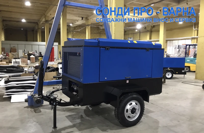 Компресори Atlas Copco Нов винтов компресор LCN11m 11.0м3/мин 125HP дизел, снимка 1 - Индустриална техника - 47321116