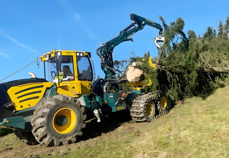 Специализирани машини Машини за дърводобив HSM 904F, снимка 3 - Селскостопанска техника - 53408494