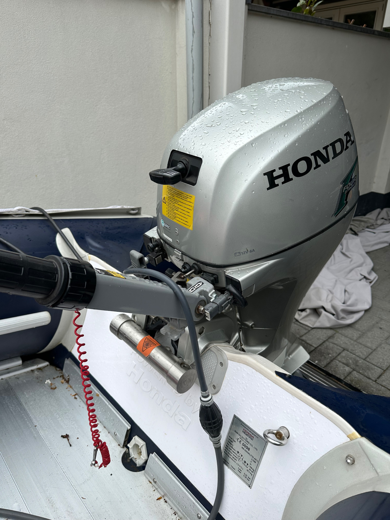 Надуваема лодка Honda Marine MX-350 3.5м 4T 8к.с. Алуминиево дъно - изображение 6