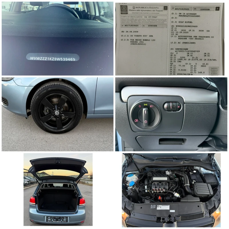 VW Golf 1.6i-GPL-BIFUEL-194.000km-NEW-TOP-FULL-KLIMATRONIK, снимка 17 - Автомобили и джипове - 52417425