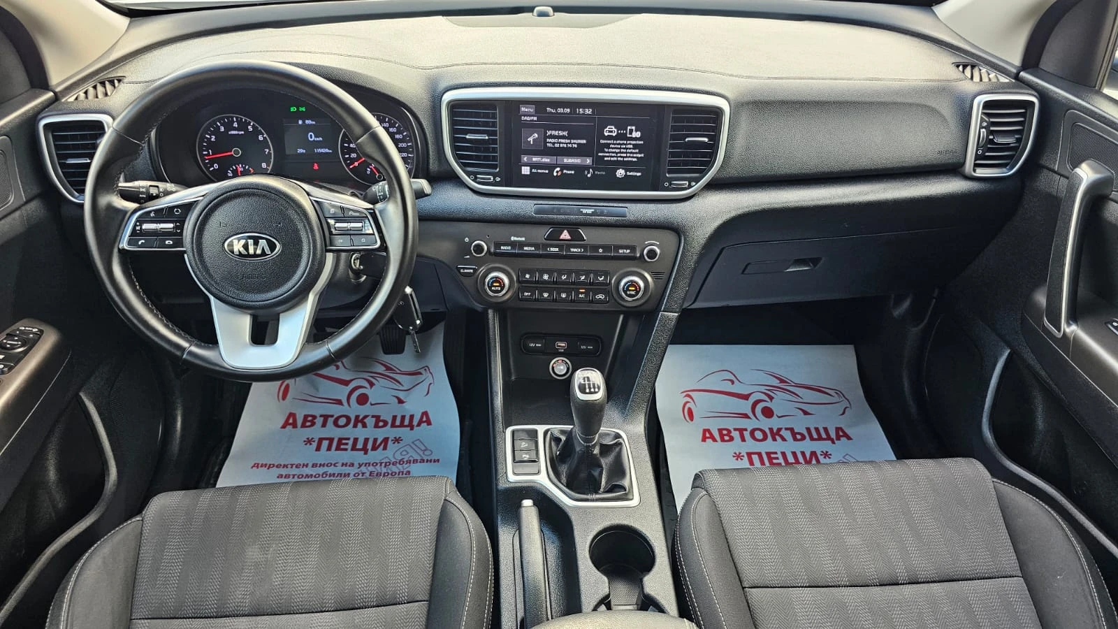 Kia Sportage 1.6i LPG 6SP IT-ПЪЛНА ИСТОРИЯ-ТОП СЪСТ.-ЛИЗИНГ, снимка 9 - Автомобили и джипове - 55951390