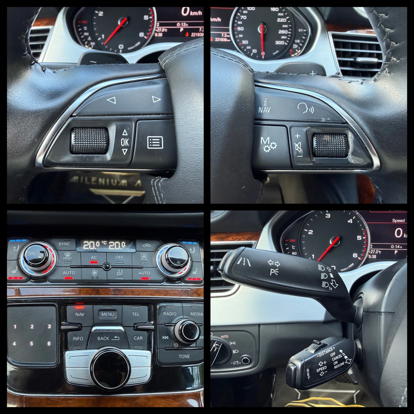 Audi A8 6 МЕСЕЦА ГАРАНЦИЯ/4.2TDI 351к.с. Всички Екстри, снимка 13 - Автомобили и джипове - 54958252