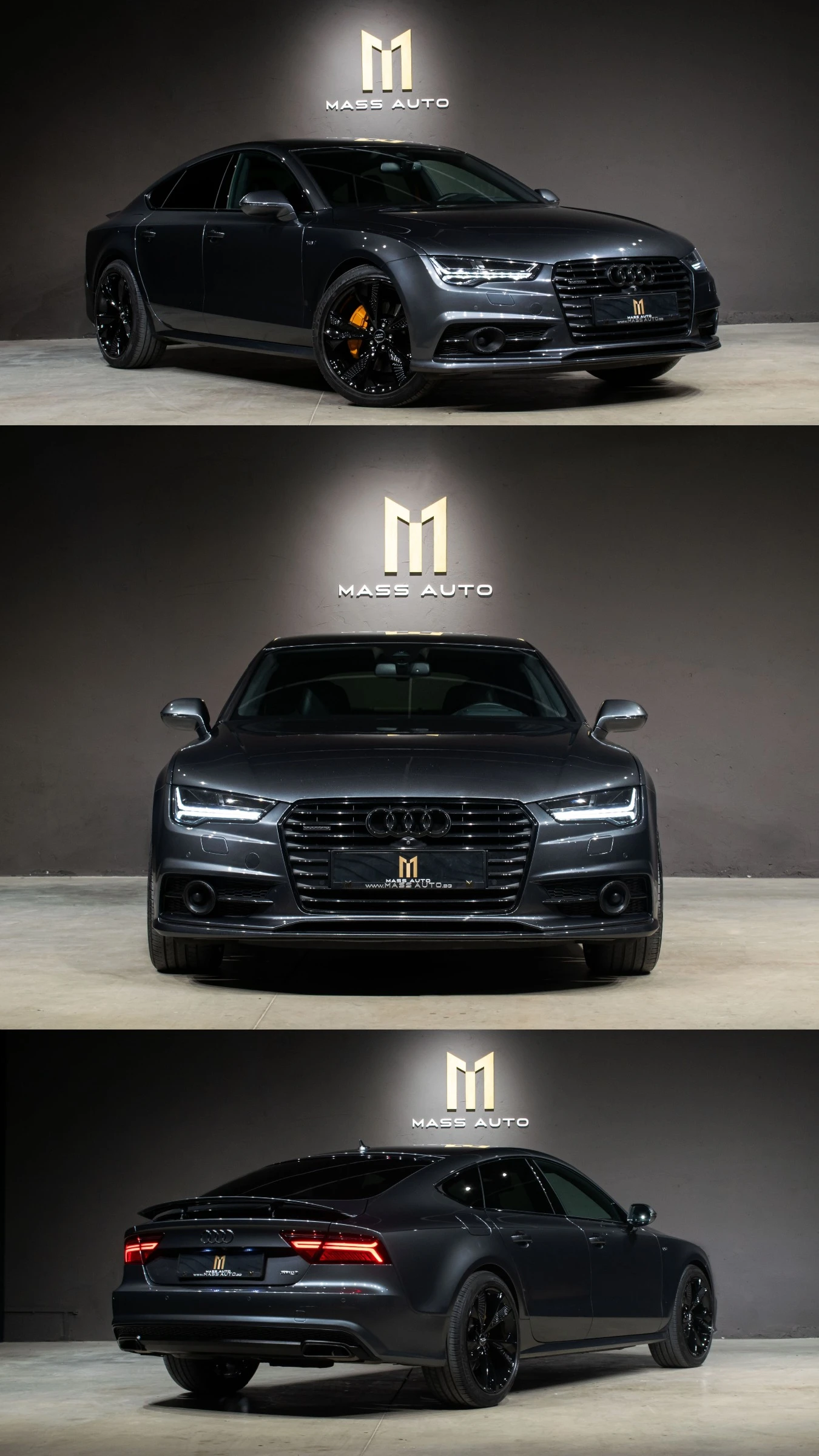 Audi A7 3.0BiTDI/Competition/Exclusive/ПълнаСерв.История, снимка 2 - Автомобили и джипове - 55446811