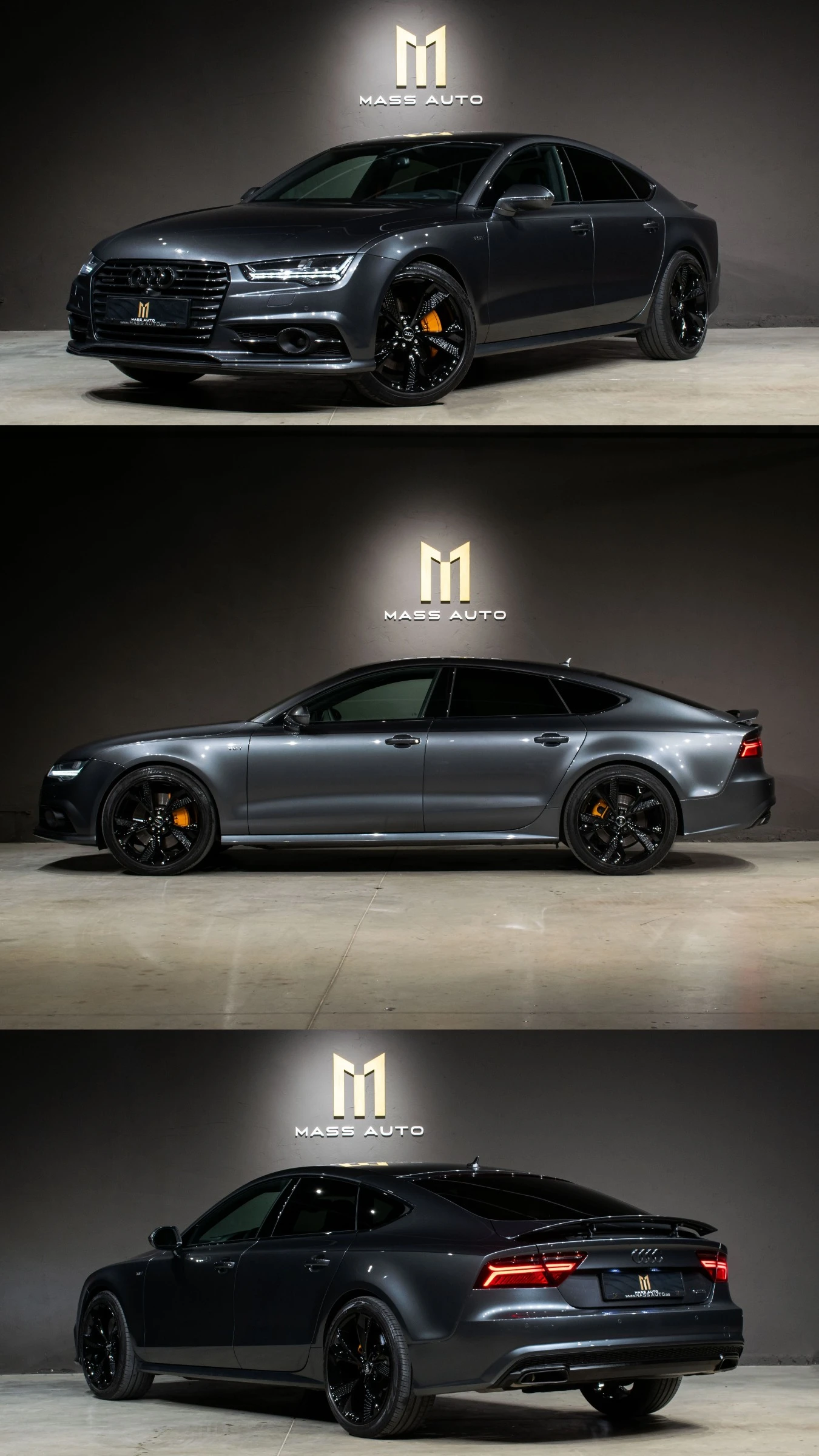 Audi A7 3.0BiTDI/Competition/Exclusive/ПълнаСерв.История, снимка 3 - Автомобили и джипове - 55446811