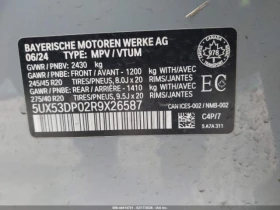 BMW X3 M/XDRIVE30I, снимка 9