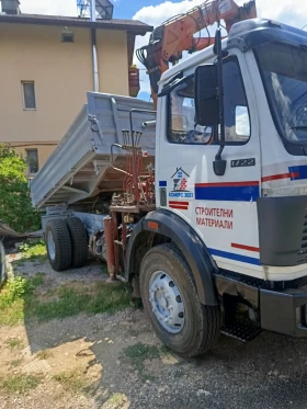 Mercedes-Benz 1722 Самосвал с кран, снимка 2