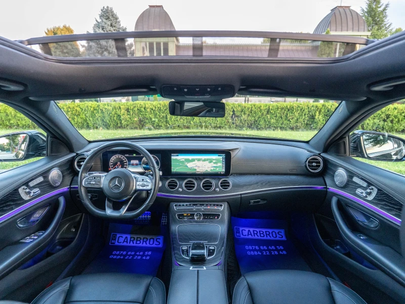 Mercedes-Benz E 350 AMG Panorama Widescreen 360 градуса камери, снимка 9 - Автомобили и джипове - 51538242