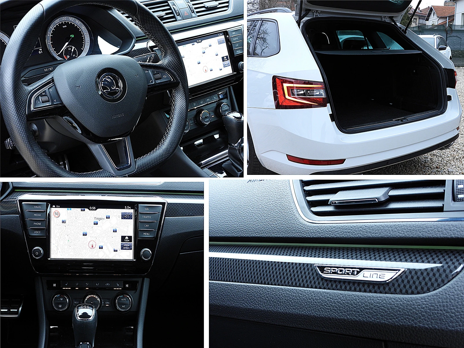 Skoda Superb 2.0/190/SPORTLINE/ACC/Carplay/����/Mode/TO� | Mobile.bg � ����������� 16