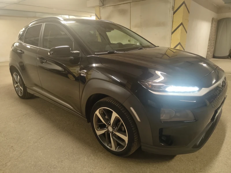 Hyundai Kona 64KWh/Blue link/3 ФАЗНА/SOH100%/Термопомпа/HEADUP, снимка 2 - Автомобили и джипове - 53299666