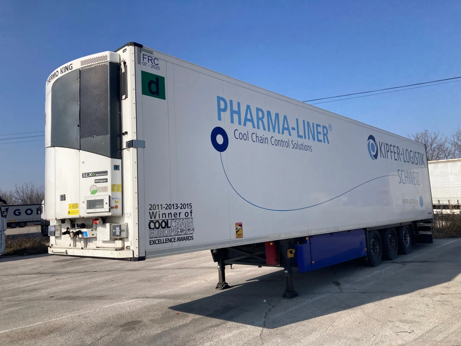 Полуремарке Schmitz Termoking   300 часа Двуредово , снимка 2 - Ремаркета - 54341915