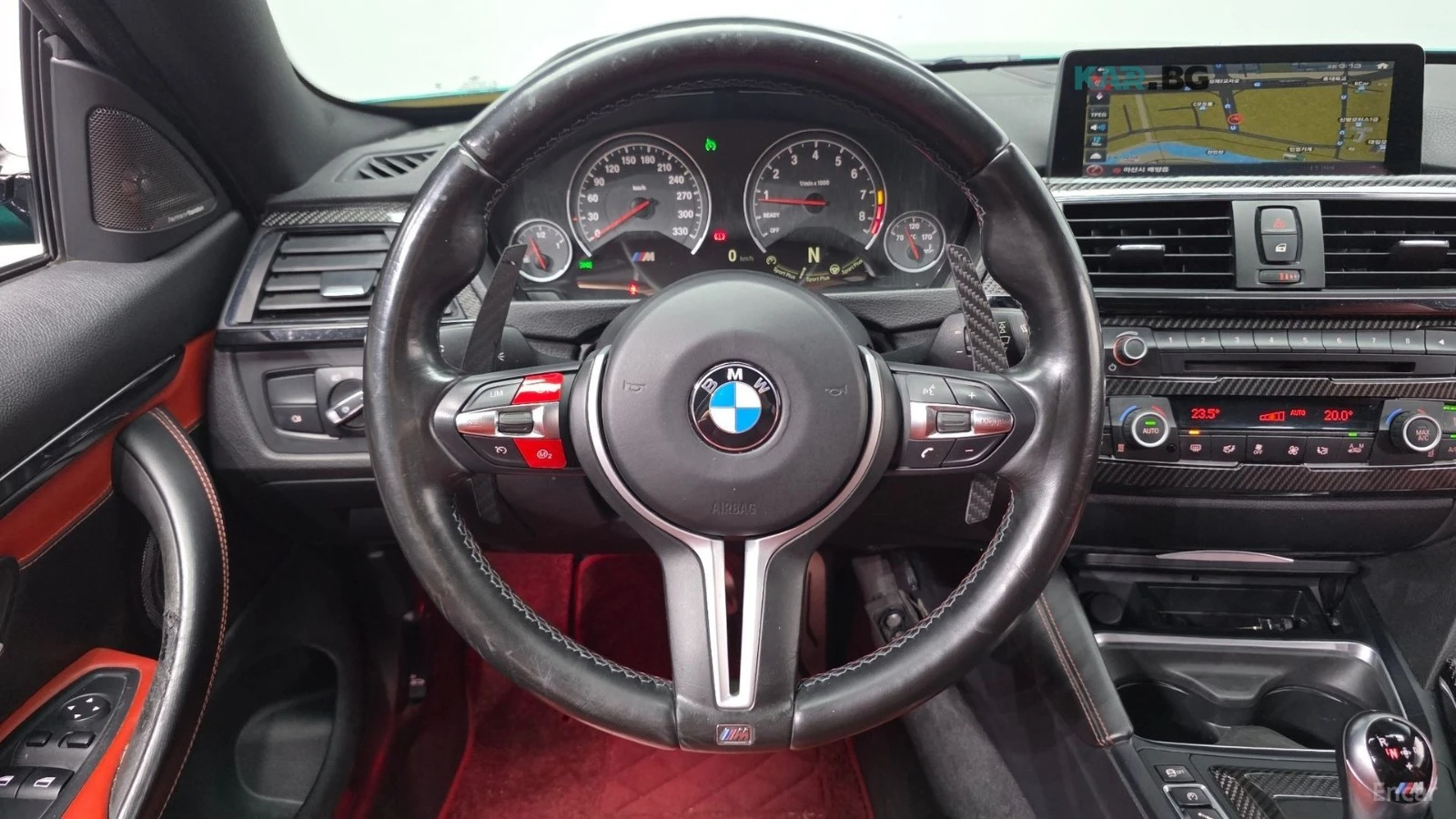 BMW M4 CARBON* HUD* КОЖА* НАВИ* 360, снимка 11 - Автомобили и джипове - 55172970