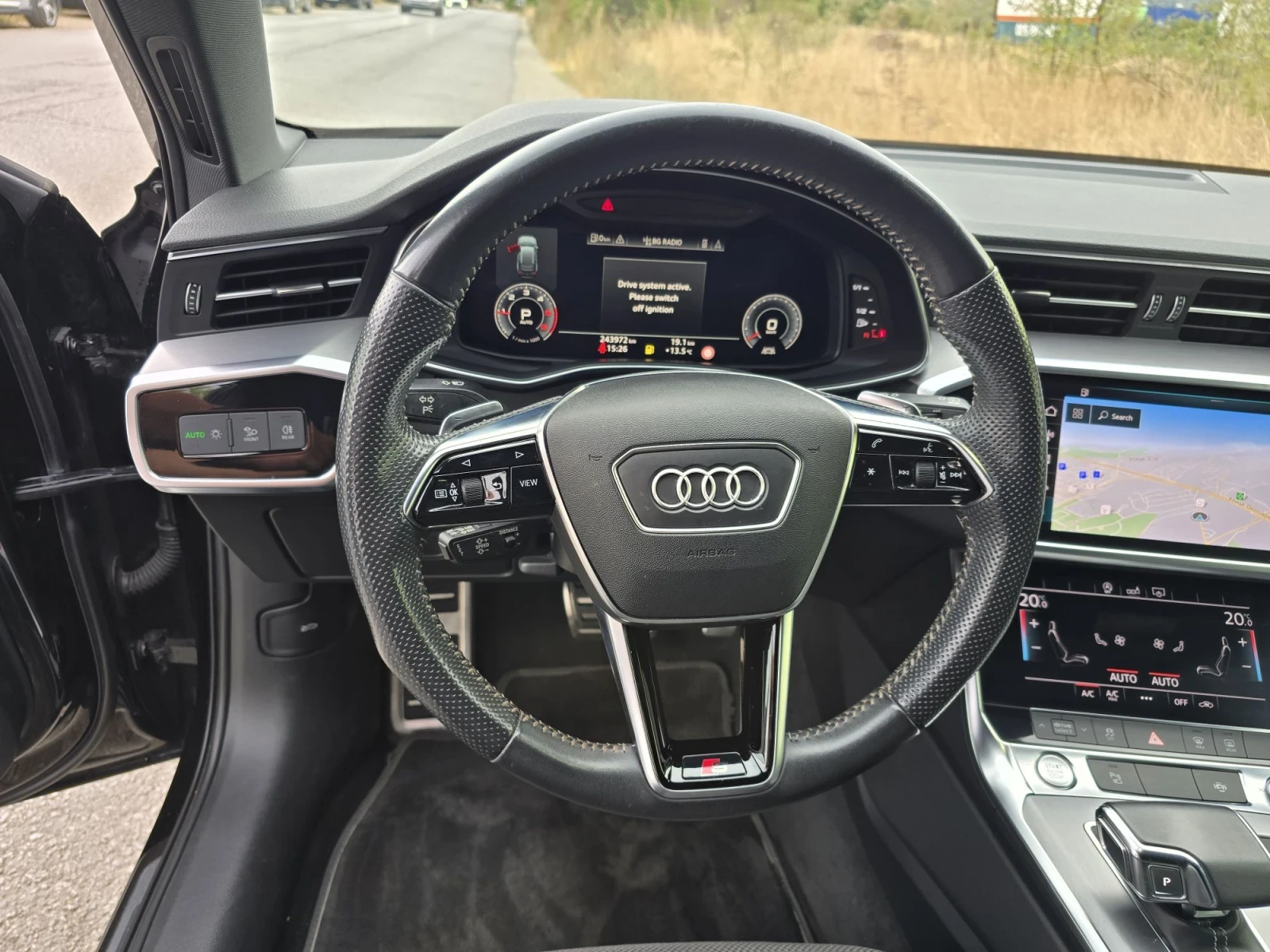 Audi A6 SLINE/CAMERA/MATRIX/20ZOL, снимка 9 - Автомобили и джипове - 56222401