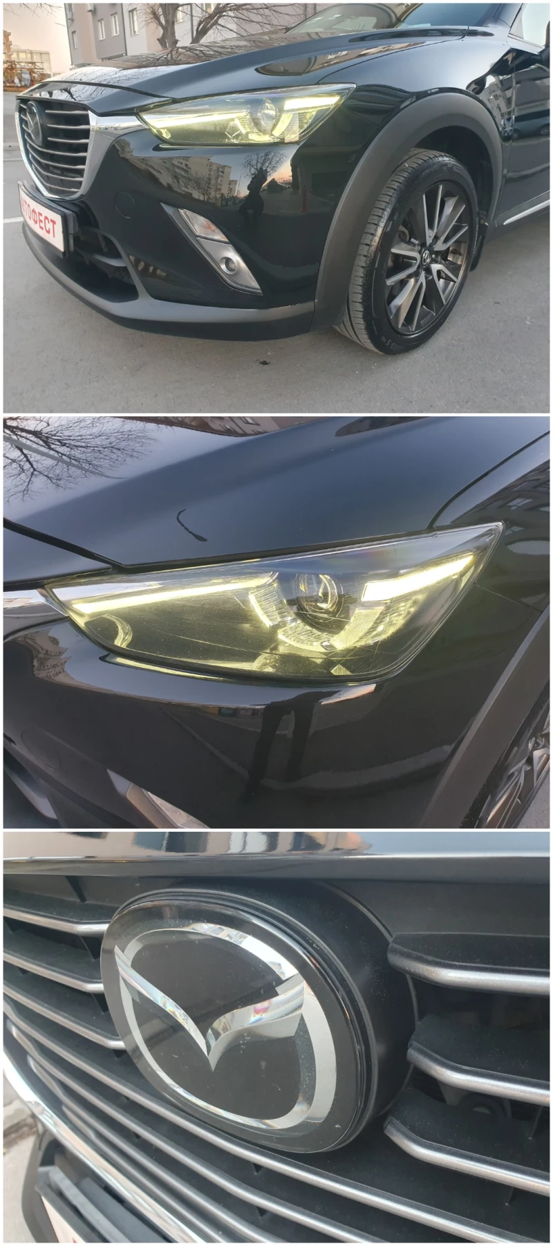 Mazda CX-3 2.0i АВТОМАТИК 4x4 КАМЕРА NAVI LED, снимка 6 - Автомобили и джипове - 48557380