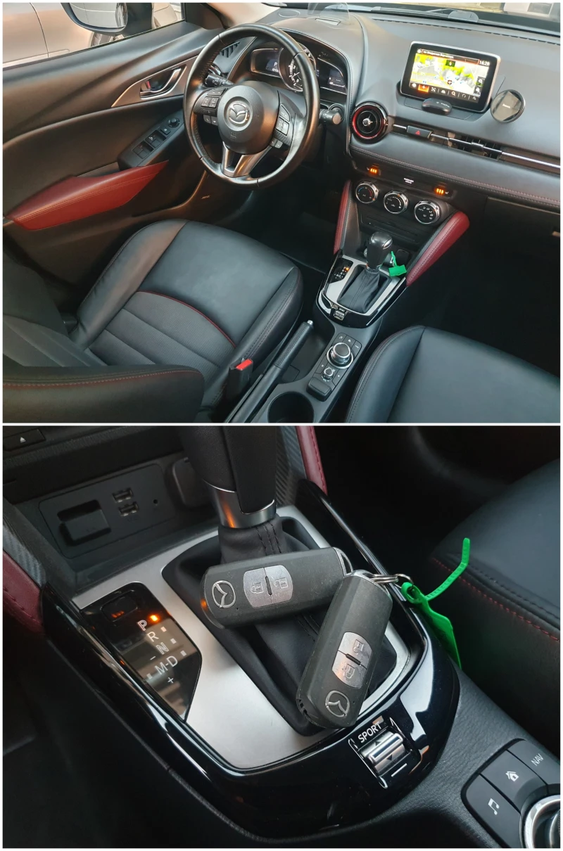 Mazda CX-3 2.0i АВТОМАТИК 4x4 КАМЕРА NAVI LED, снимка 8 - Автомобили и джипове - 48557380