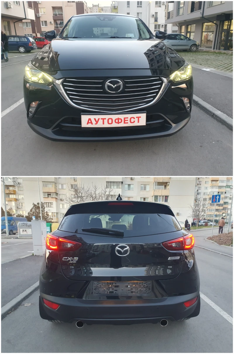 Mazda CX-3 2.0i АВТОМАТИК 4x4 КАМЕРА NAVI LED, снимка 5 - Автомобили и джипове - 48557380