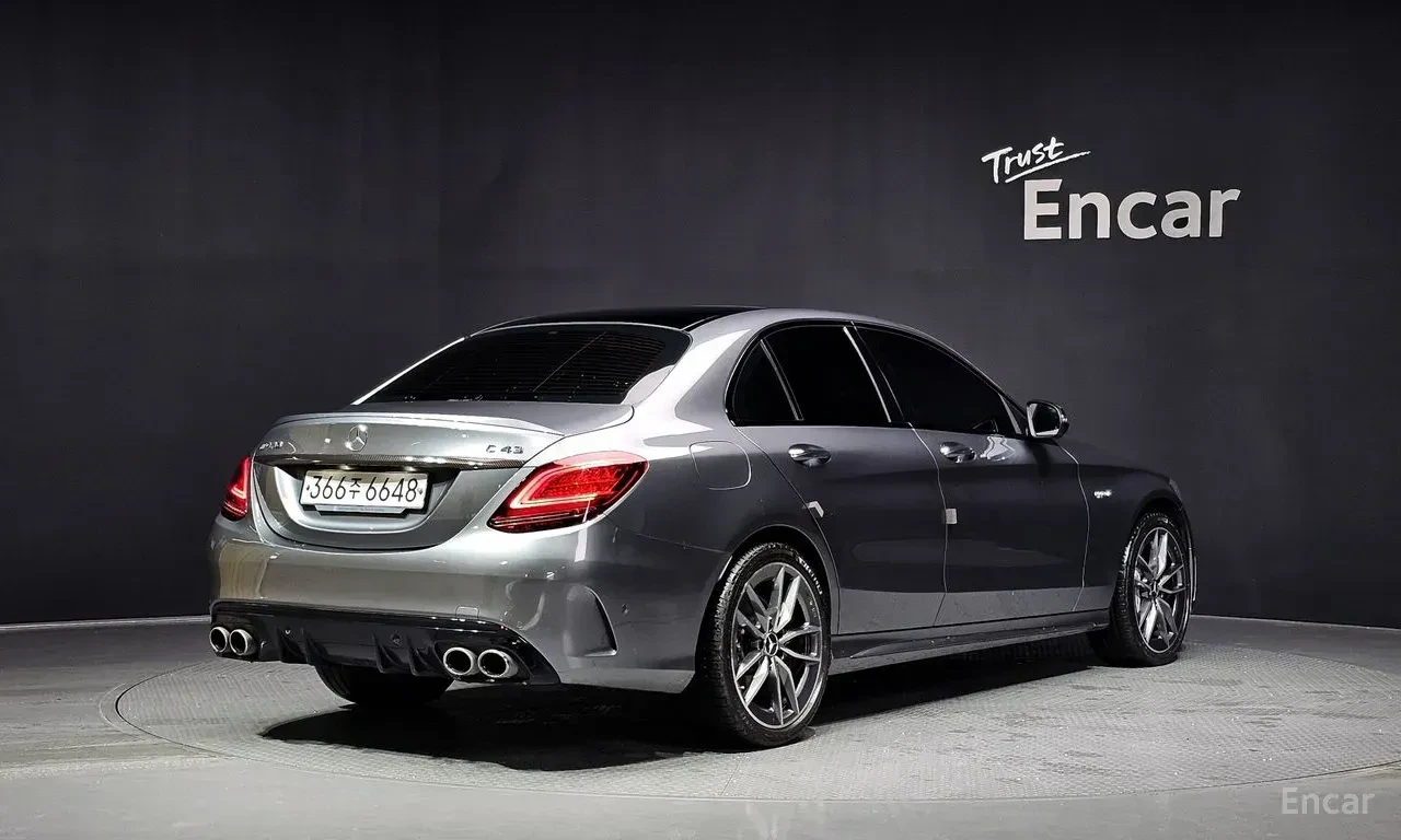 Mercedes-Benz C 43 AMG 4MATIC* BURMESTER* ПОДГРЕВ* КАМЕРА* КЕЙЛЕС* LANE* , снимка 2 - Автомобили и джипове - 55693564