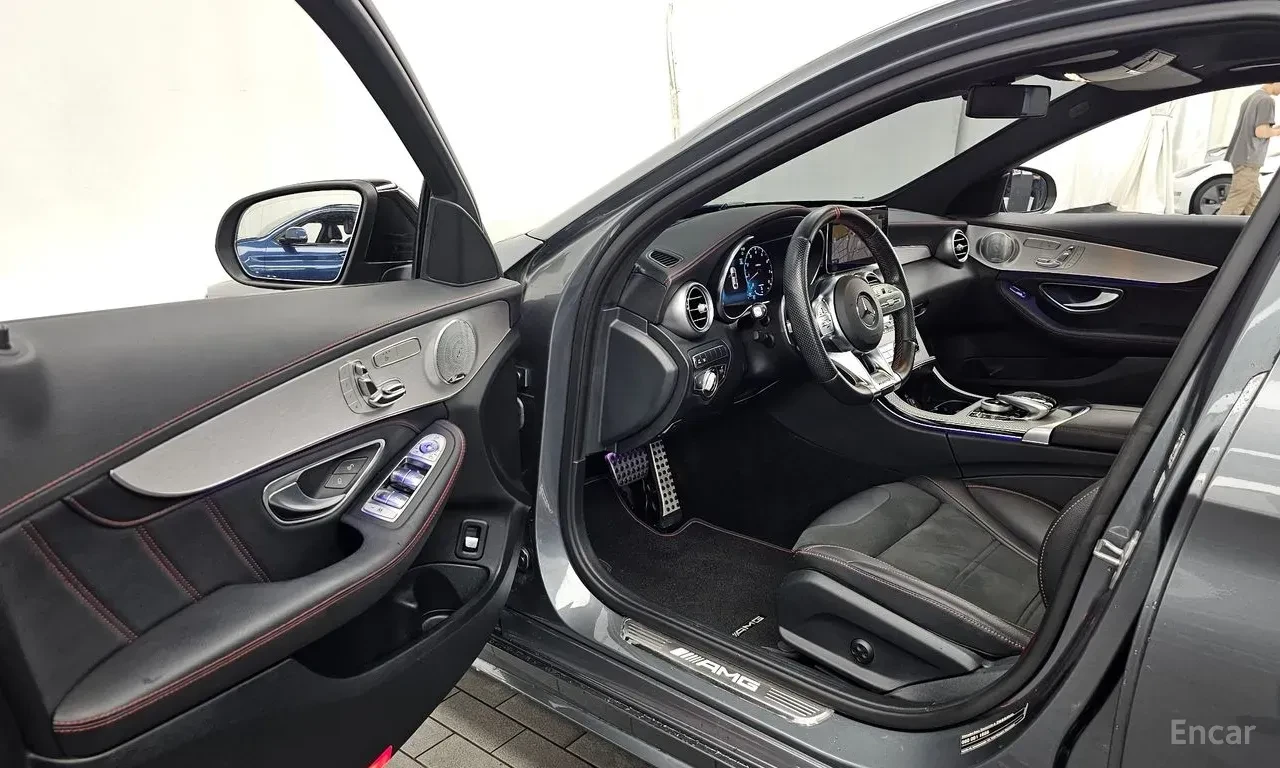 Mercedes-Benz C 43 AMG 4MATIC* BURMESTER* ПОДГРЕВ* КАМЕРА* КЕЙЛЕС* LANE* , снимка 6 - Автомобили и джипове - 55693564