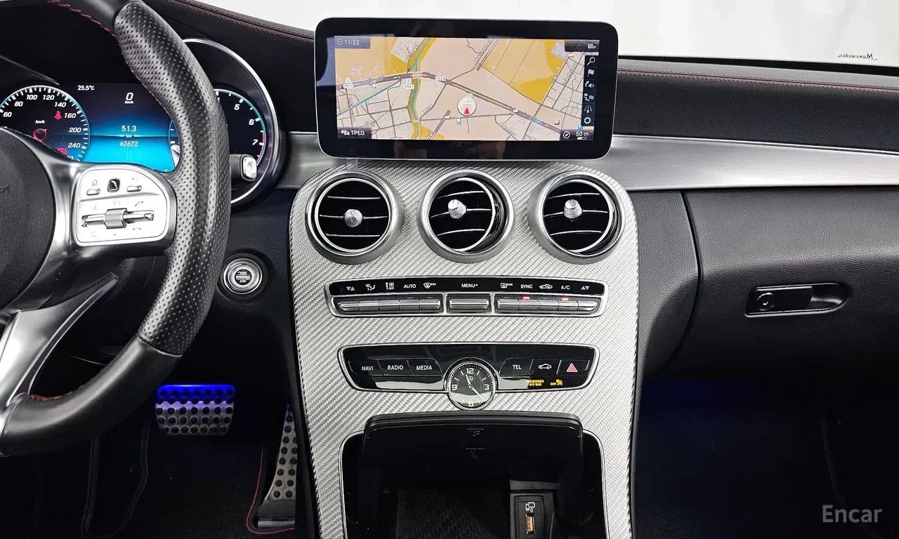 Mercedes-Benz C 43 AMG 4MATIC* BURMESTER* ПОДГРЕВ* КАМЕРА* КЕЙЛЕС* LANE* , снимка 10 - Автомобили и джипове - 55693564