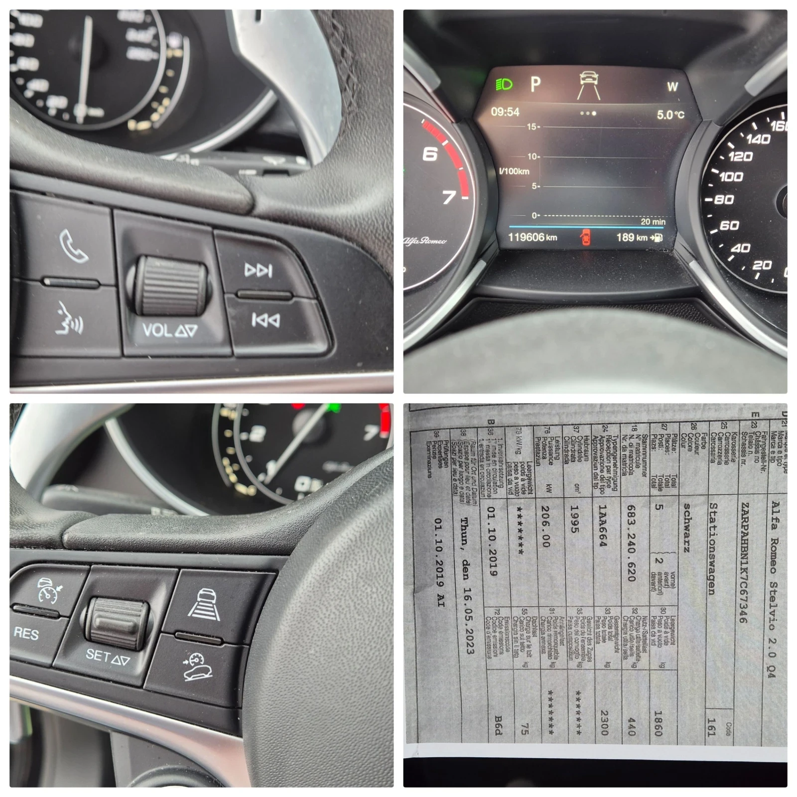 Alfa Romeo Stelvio 2.0T-280кс. Q4, снимка 16 - Автомобили и джипове - 53883665