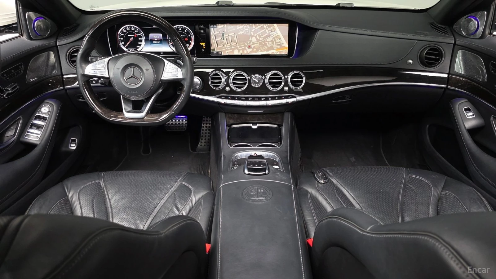 Mercedes-Benz S 63 AMG 4MATIC* КОЖА* НАВИ* ПАНО* 360, снимка 5 - Автомобили и джипове - 55468099