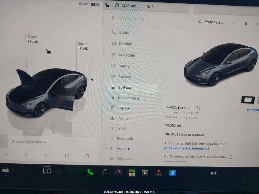 Tesla Model 3 Long Range Dual Motor AWD , снимка 17 - Автомобили и джипове - 56531593