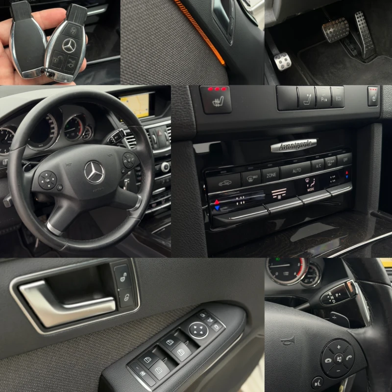 Mercedes-Benz E 220 2.2CDI 170кс AVANTGARDE НАВИ КОЖА ПОДГРЕВ , снимка 16 - Автомобили и джипове - 53025725