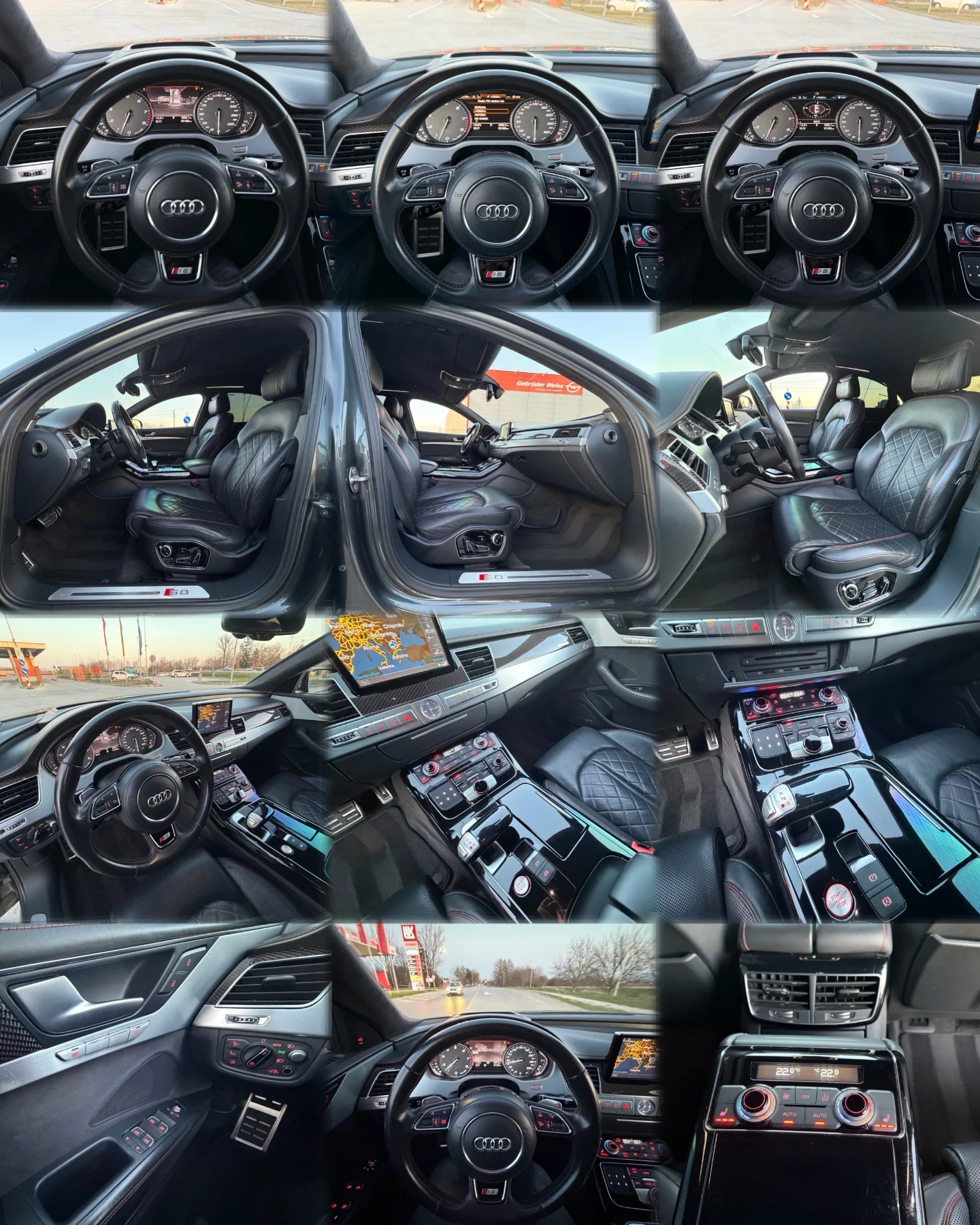 Audi S8 Plus 605кс Germany ГОТОВ ЛИЗИНГ/ БАРТЕР, снимка 15 - Автомобили и джипове - 53841577