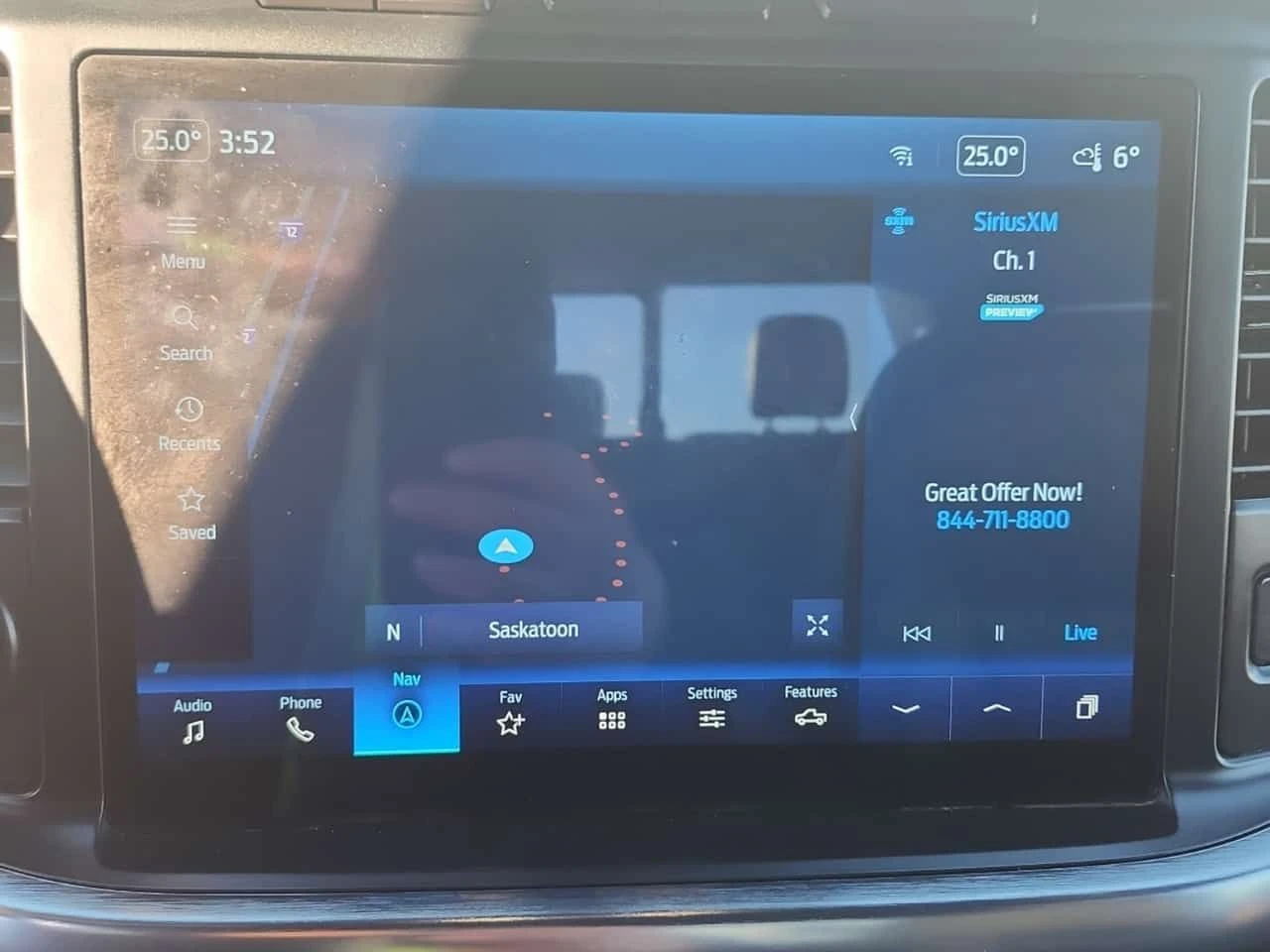 Ford F150 * LARIAT CREW CAB STD BED * ПОДГРЕВ* ОБДУХВАНЕ* 2  - изображение 9