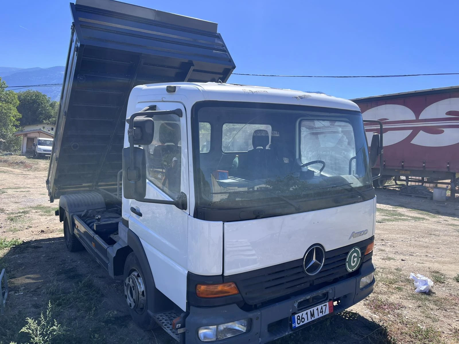Mercedes-Benz Atego 815 ТОП СЪСТОЯНИЕ - чисто нова самосвална уредба, снимка 3 - Камиони - 55976567