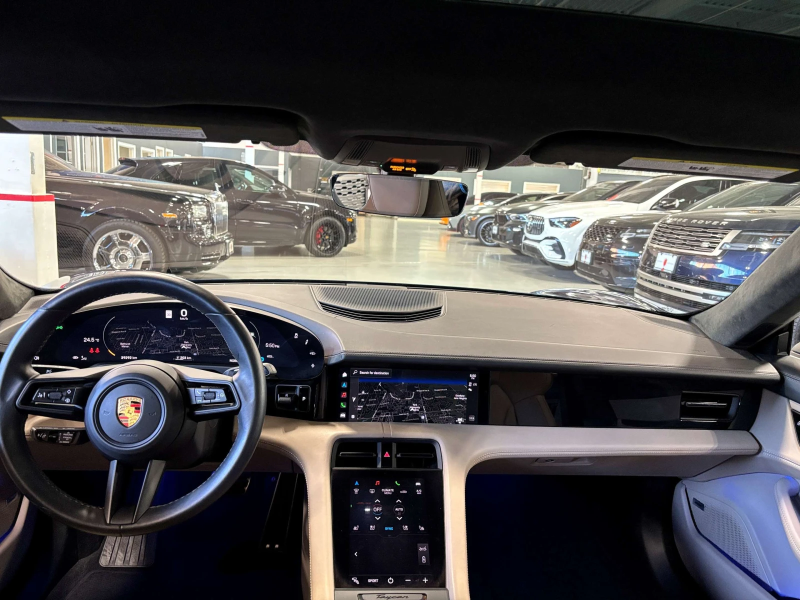 Porsche Taycan Turbo| CLUSTERNAV| 3DCAM| BOSE| MATRIXLED| CREAMLE, снимка 14 - Автомобили и джипове - 55492354