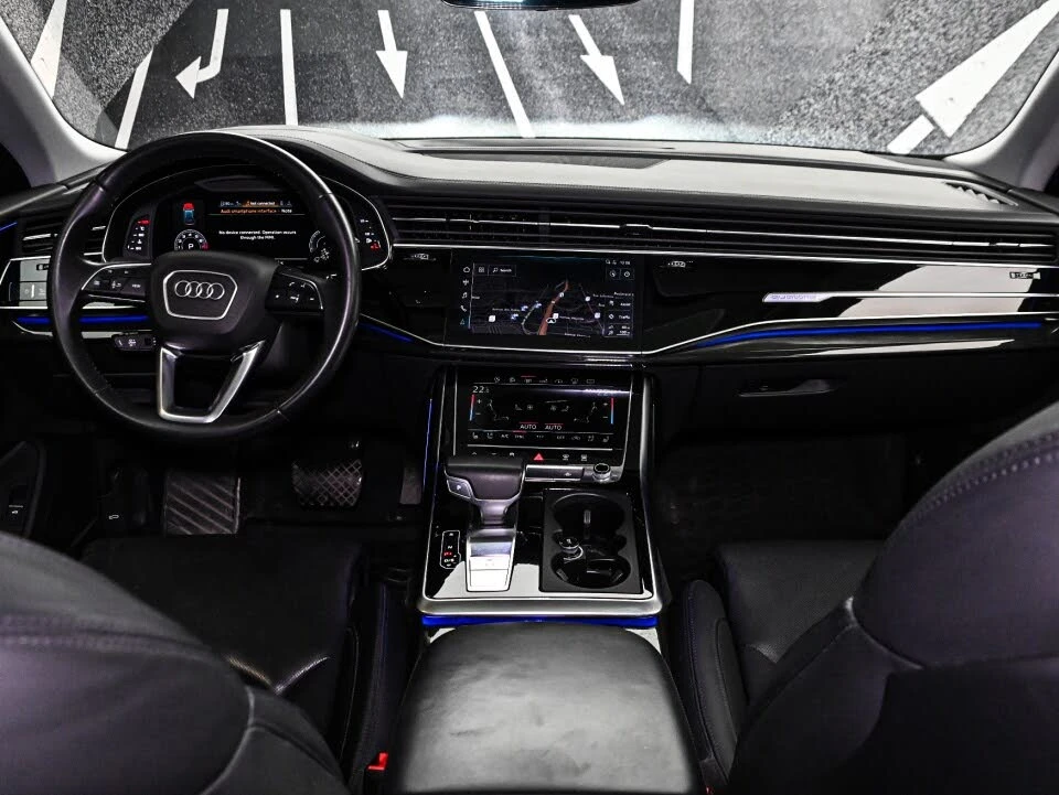 Audi Q8 S-LINE* BLK OPTIC* ОБДУХ* B&O* DISTRONIK* КРАЙНА Ц, снимка 8 - Автомобили и джипове - 54840922