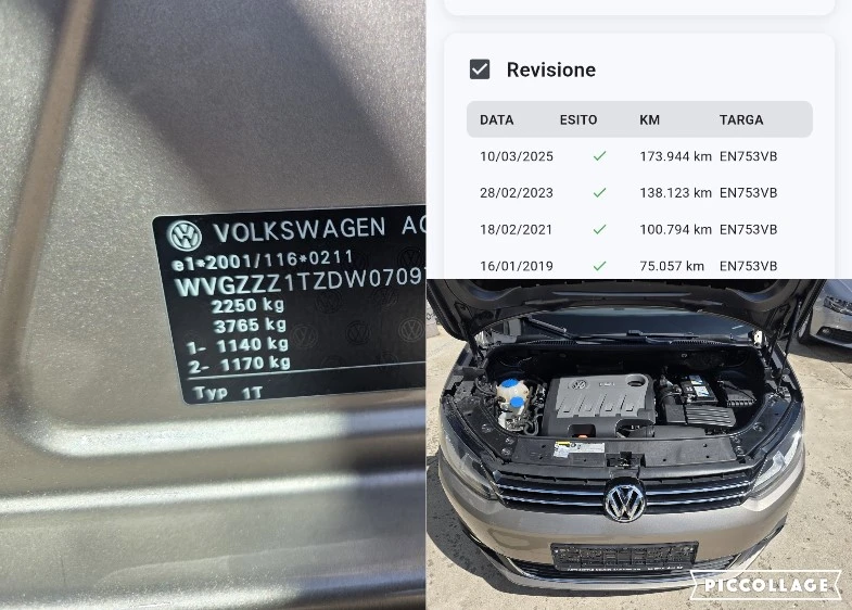 VW Touran 1.6TDI 195000km, снимка 17 - Автомобили и джипове - 55086022