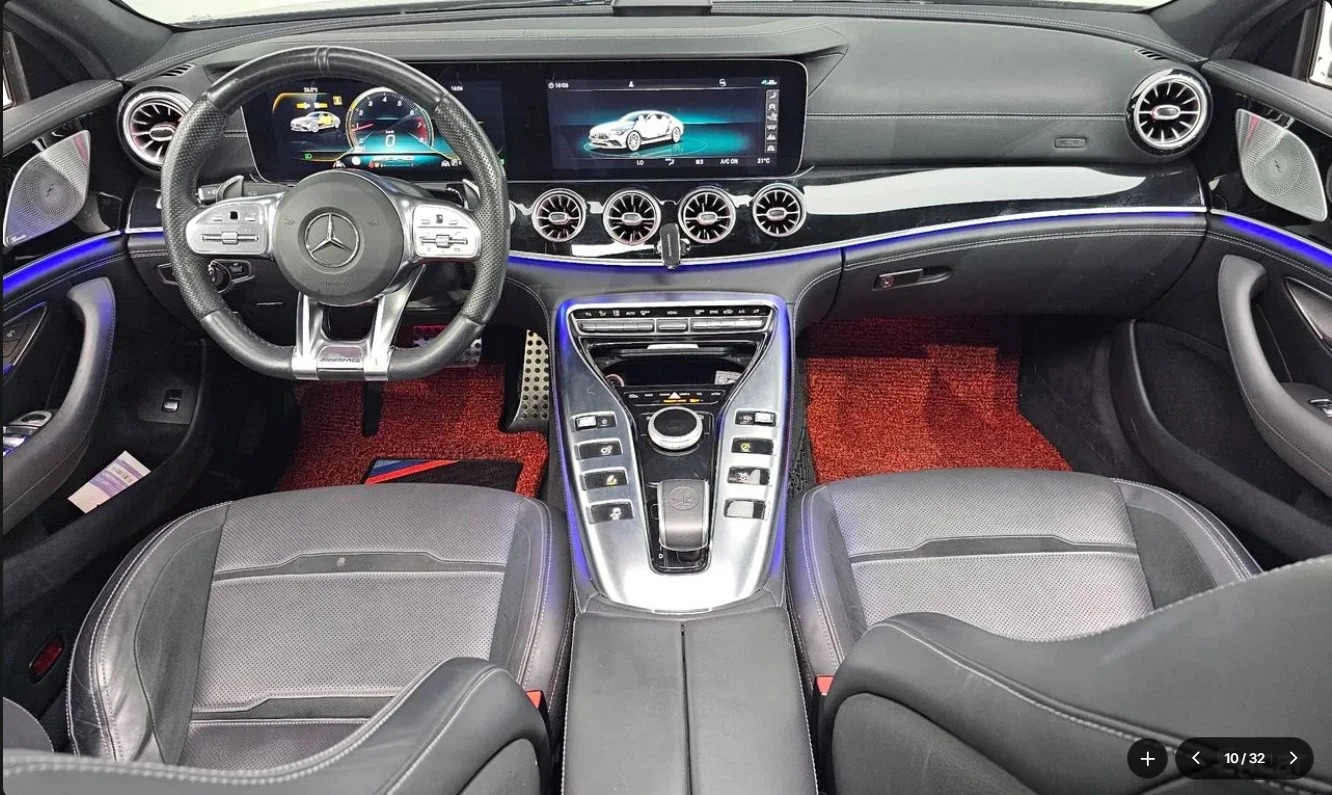 Mercedes-Benz GT 43 4MATIC+ | ОБДУХВАНЕ | DISTRONIC, снимка 6 - Автомобили и джипове - 54950669