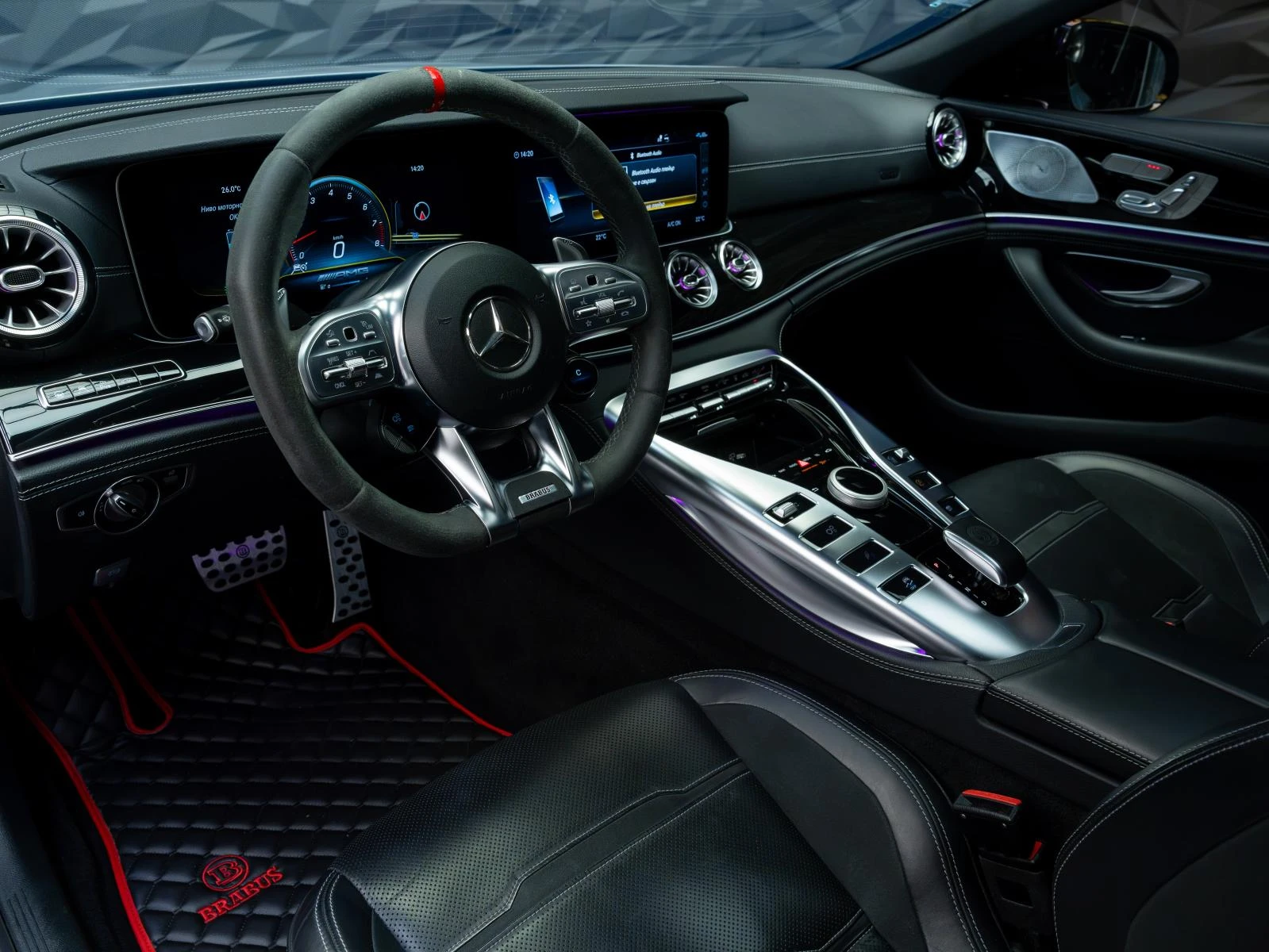 Mercedes-Benz GT 63S* BRABUS 800* BURM* 4MATIC+ * 360CAM* HUD* , снимка 15 - Автомобили и джипове - 56252506