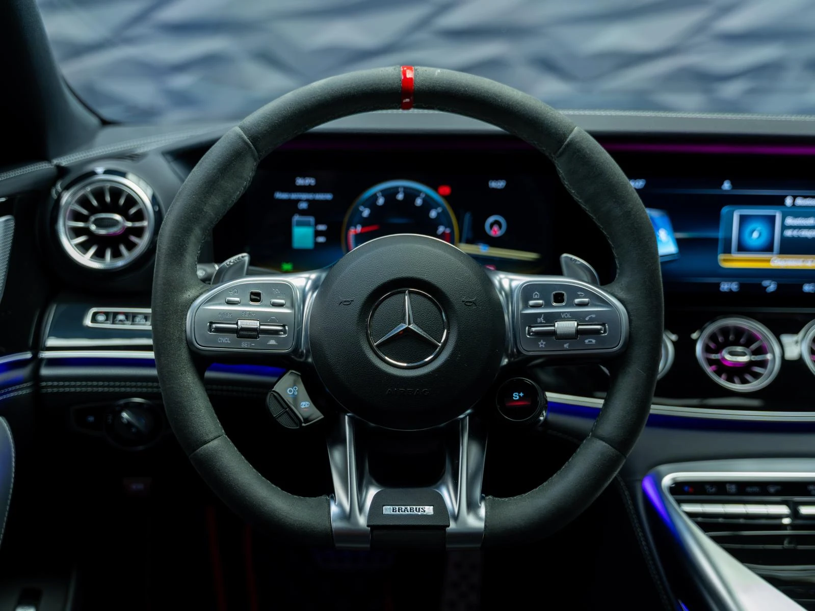 Mercedes-Benz GT 63S* BRABUS 800* BURM* 4MATIC+ * 360CAM* HUD* , снимка 12 - Автомобили и джипове - 56252506