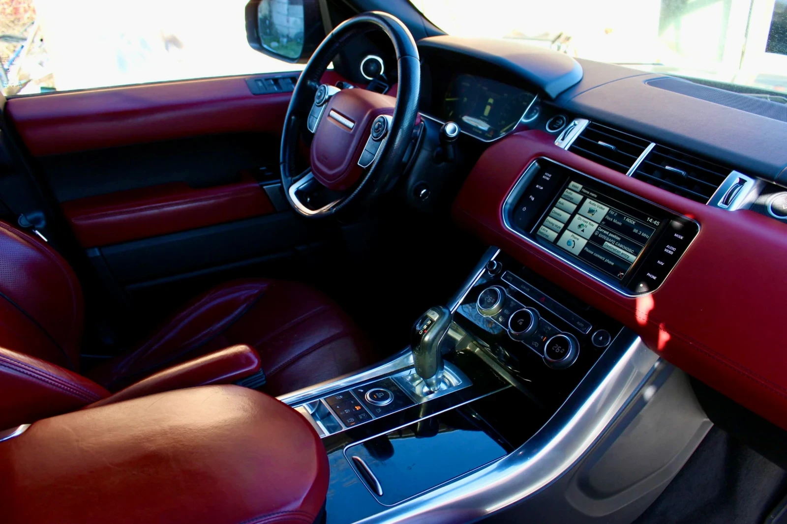 Land Rover Range Rover Sport SDV6 HSE/ Red leather/ Digital/ Camera/ F1 | Mobile.bg   14