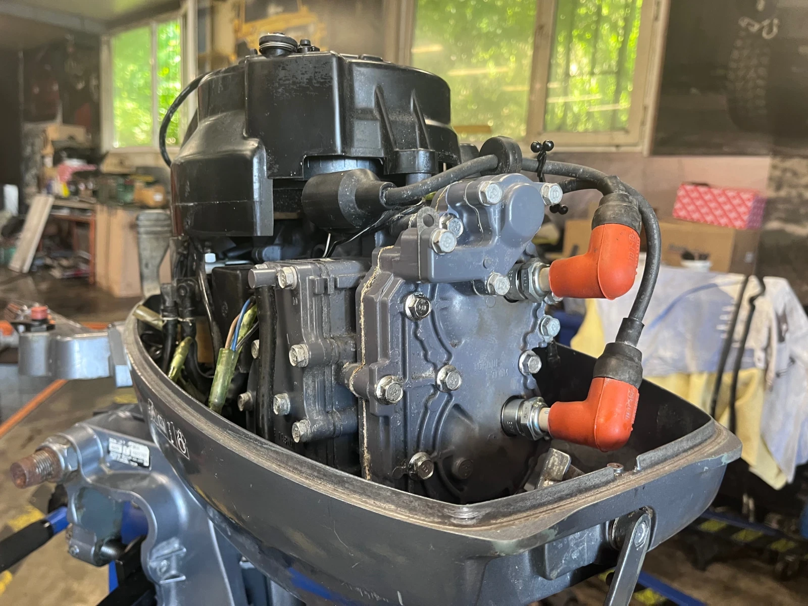 Извънбордов двигател Johnson BF15 - изображение 8