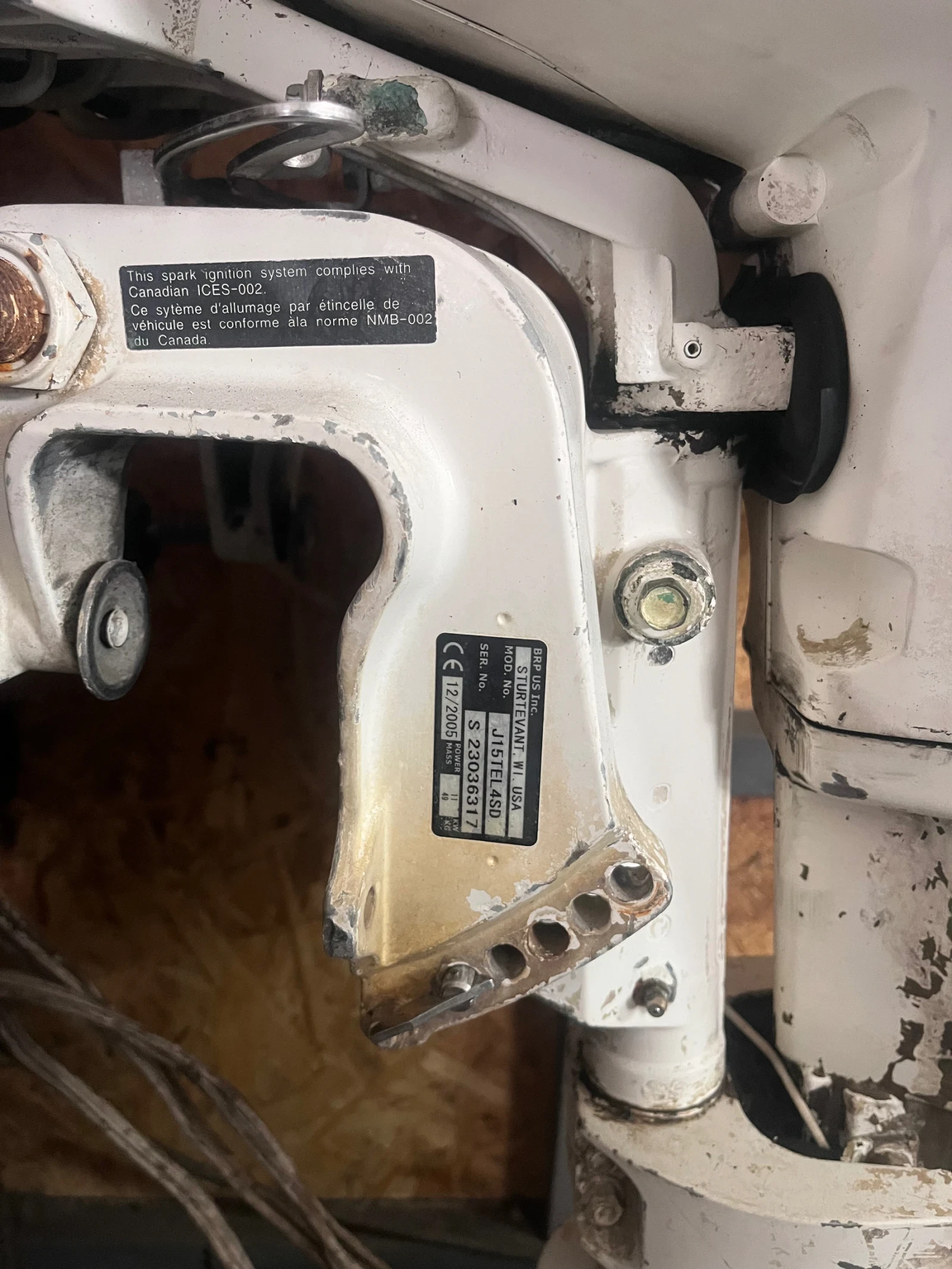 Извънбордов двигател Johnson BF15 - изображение 4