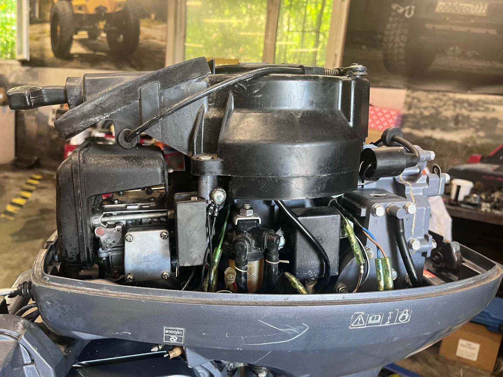 Извънбордов двигател Johnson BF15 - изображение 9