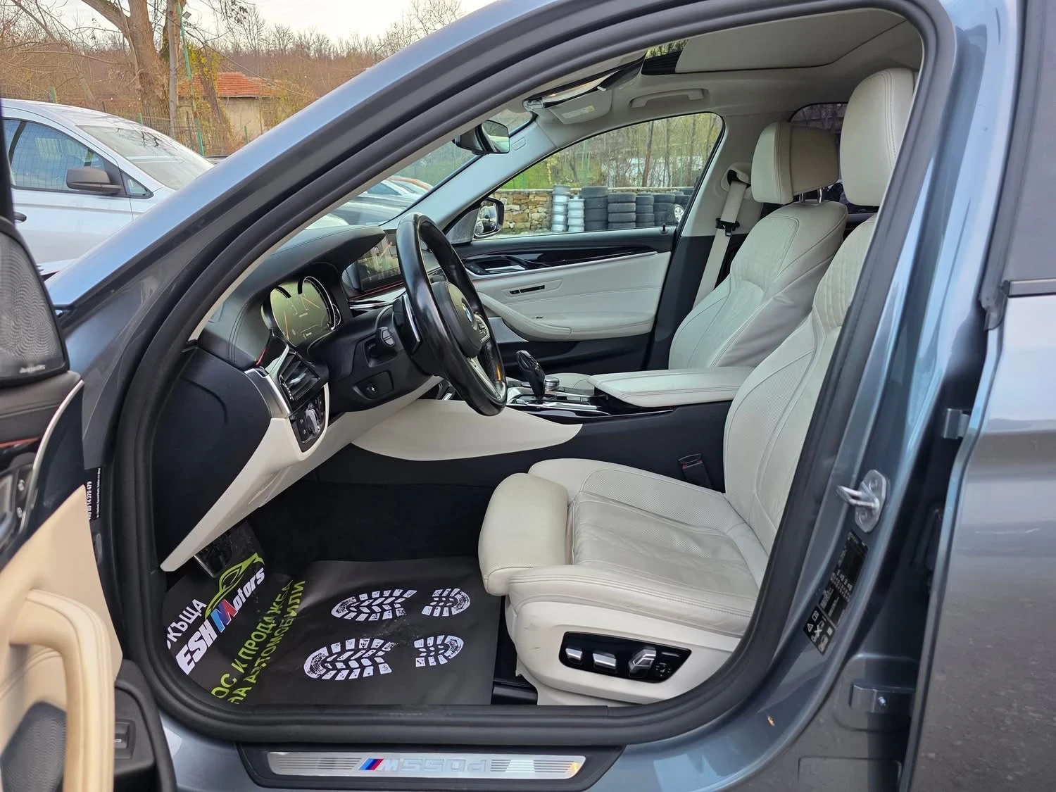 BMW 550 M550D 400K.C./ФУЛЛ/ДИГИТАЛ/ЛЕД/B&W/3Д КАМЕРА - изображение 6