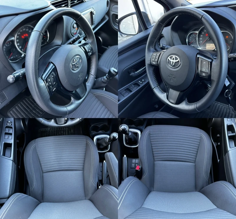 Toyota Yaris 1.3 I* NAVI* 123 000 KM* KTEO* COC* 2 KEYS* EURO 6, снимка 15 - Автомобили и джипове - 49370658