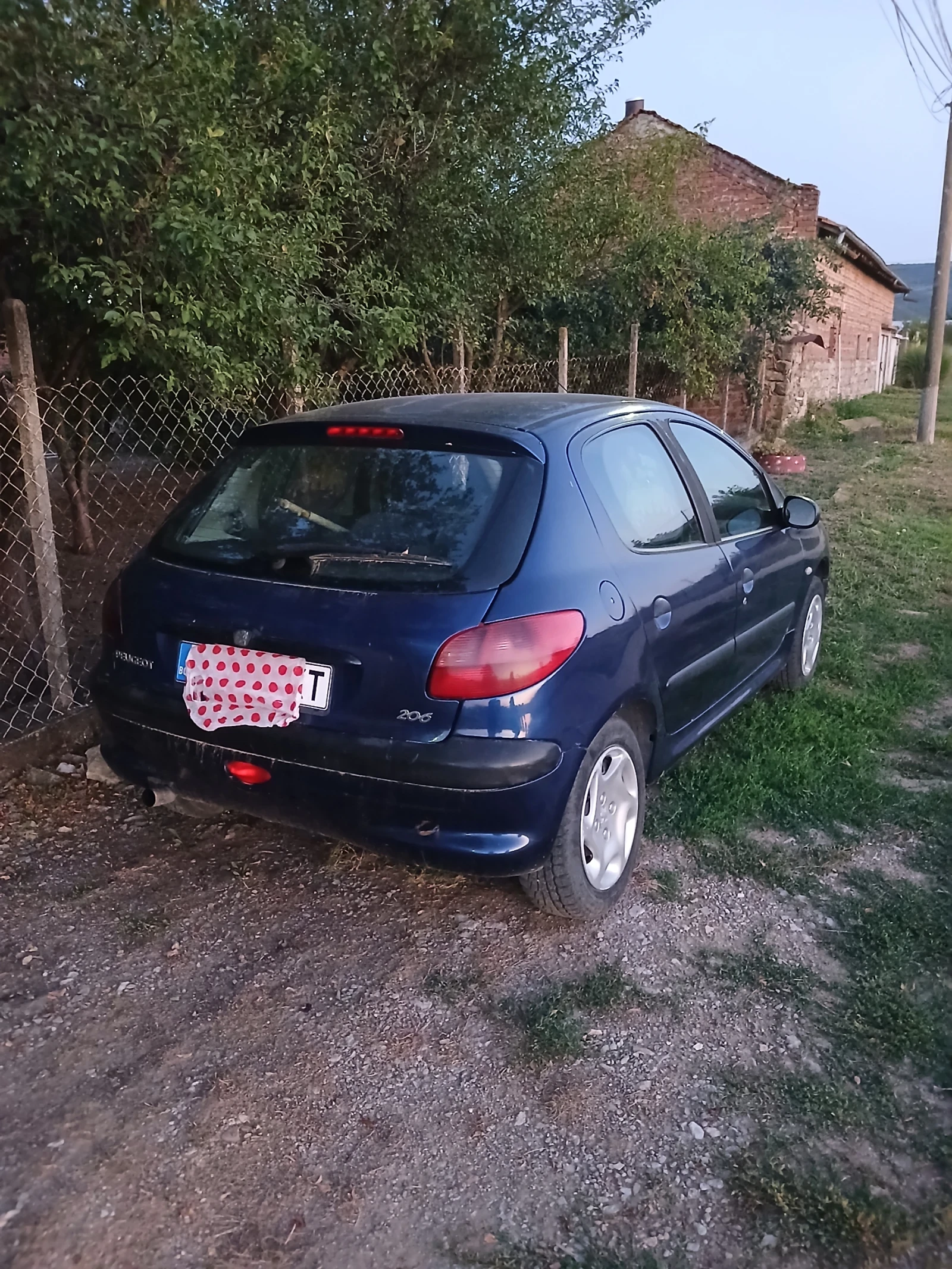 Peugeot 206 1.9D, снимка 6 - Автомобили и джипове - 55618761